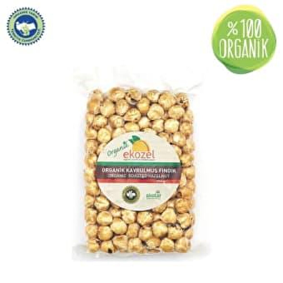 Organik Kavrulmuş Fındık (250 gr)