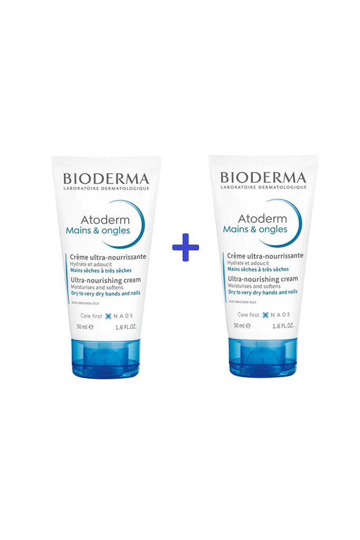 BIODERMA Atoderm Hand & Nail Cream 50 ml x2 İKİLİ PAKET ÖZEL FİYAT