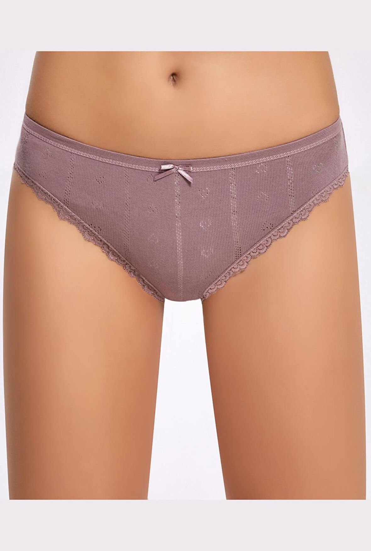 İlke Dantelli Kadın Düşük Bel Bikini Külot 273-272