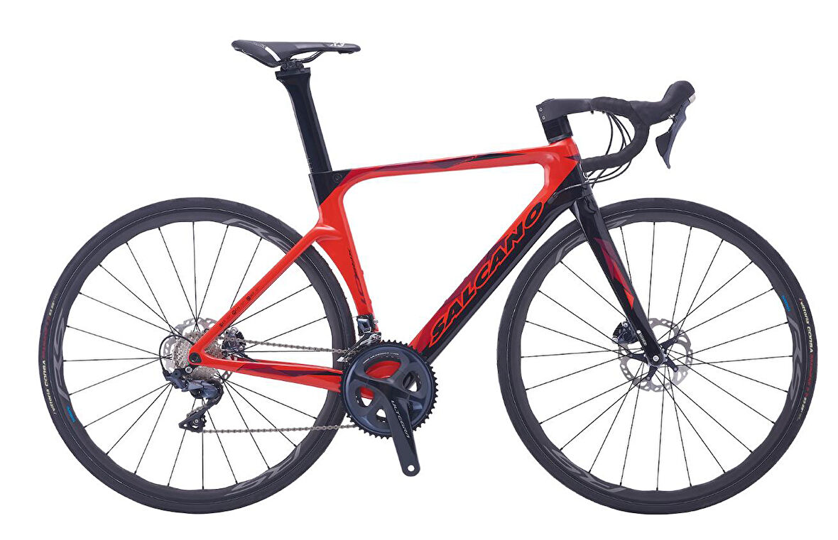 Salcano Xrs001 Uci 105 Disc Karbon Yol Bisikleti Siyah Kırmızı