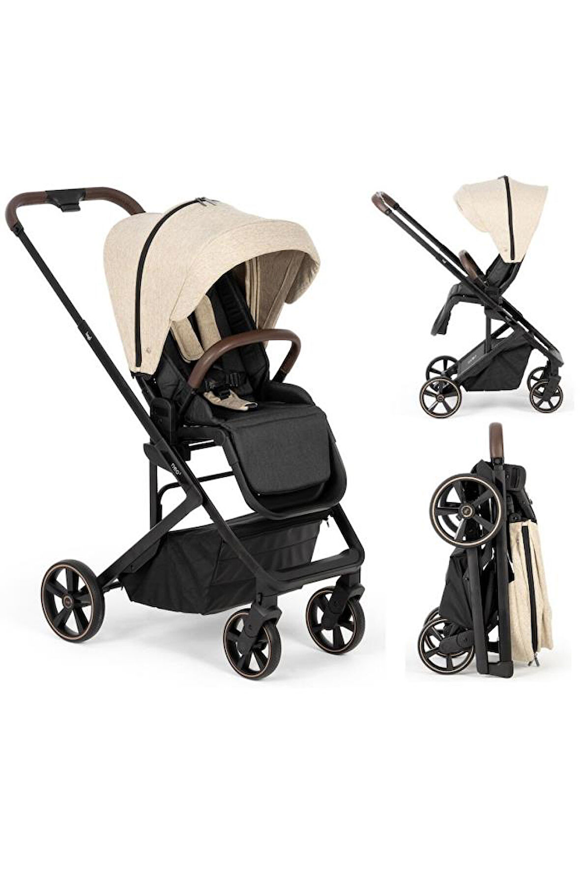BEJ Neo 2 Tek Elle Kapanıp Açılabilen Çift Yönlu Bebek Arabası
