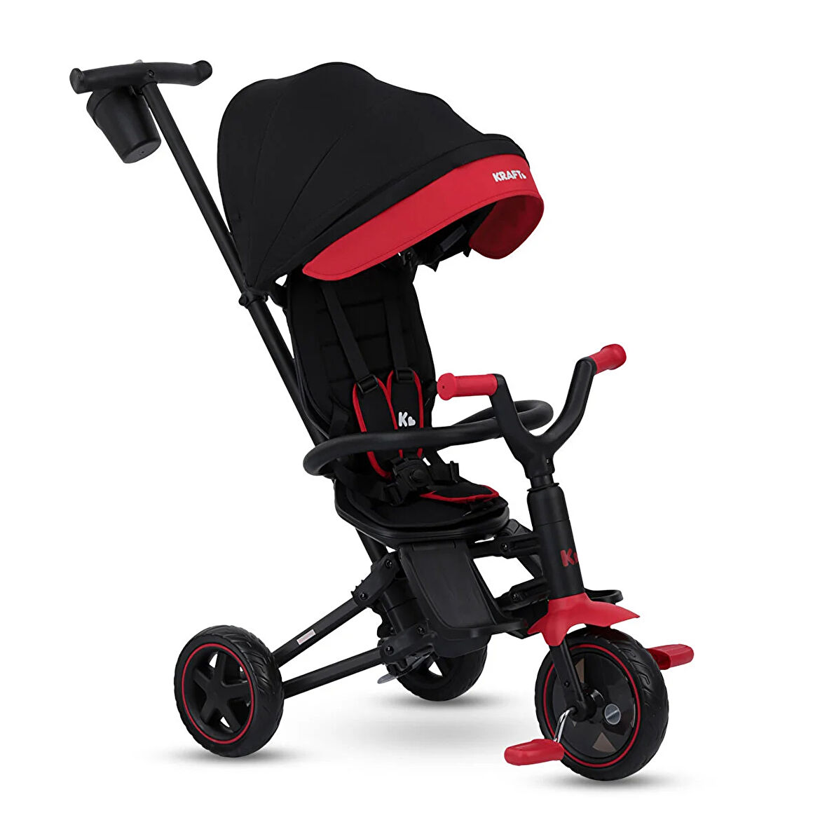 Kraft Nova 6 In 1 Katlanır Bisiklet Kırmızı