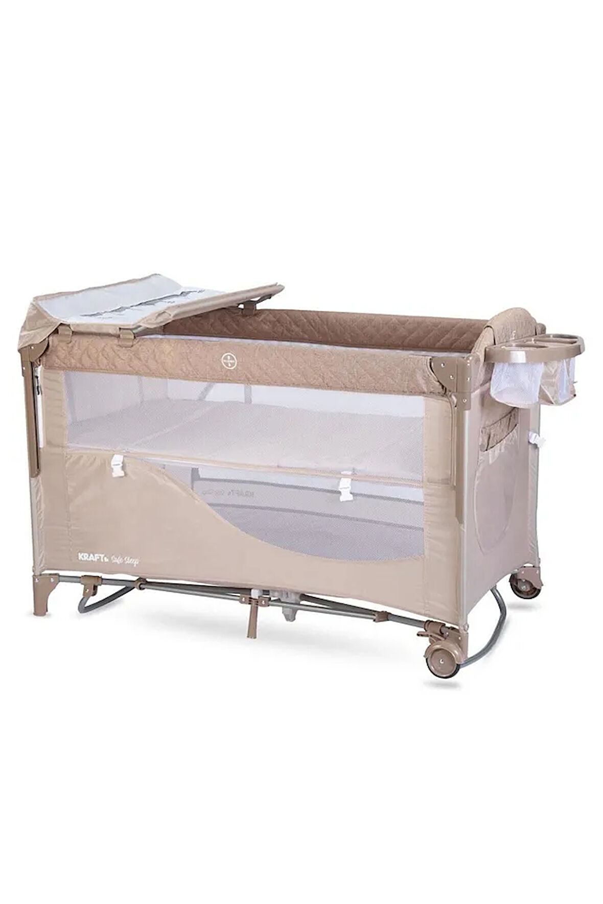 Safe Sleep Anne Yanı Oyun Parkı 70*120 cm Bej