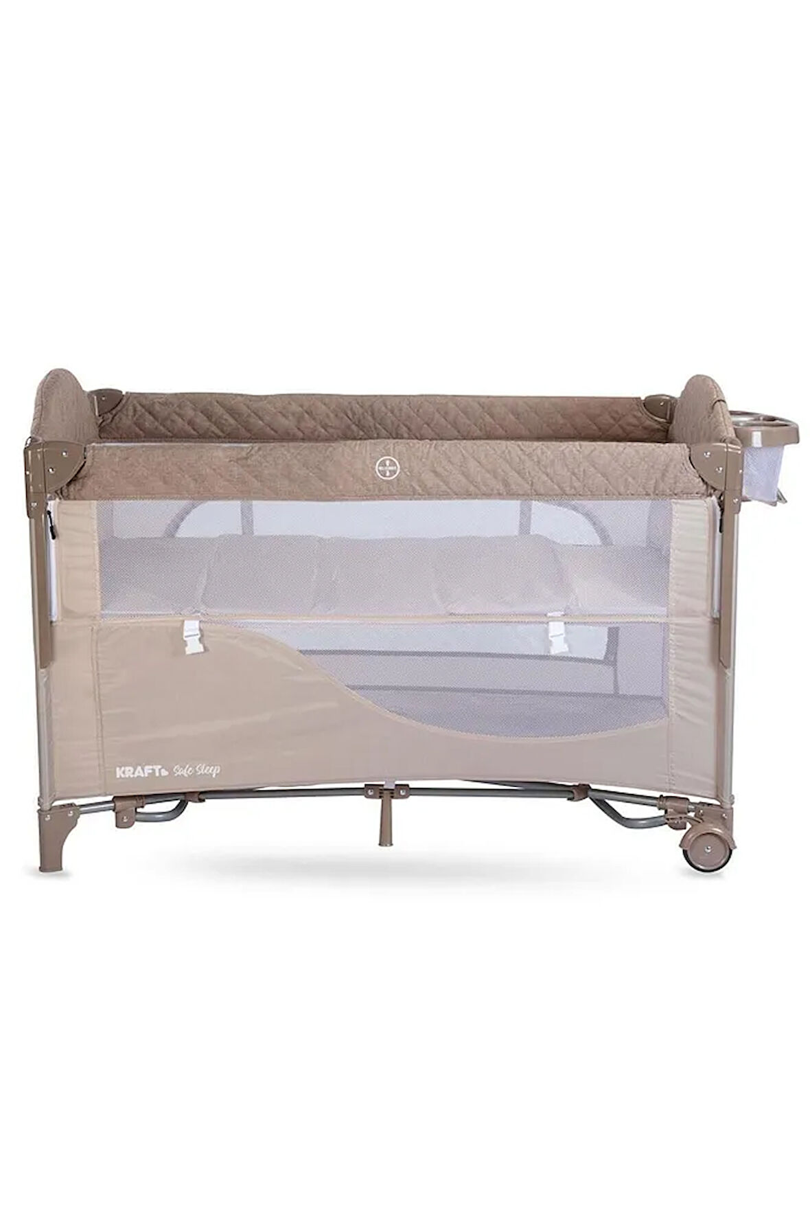 Safe Sleep Anne Yanı Oyun Parkı 70*120 cm Gri