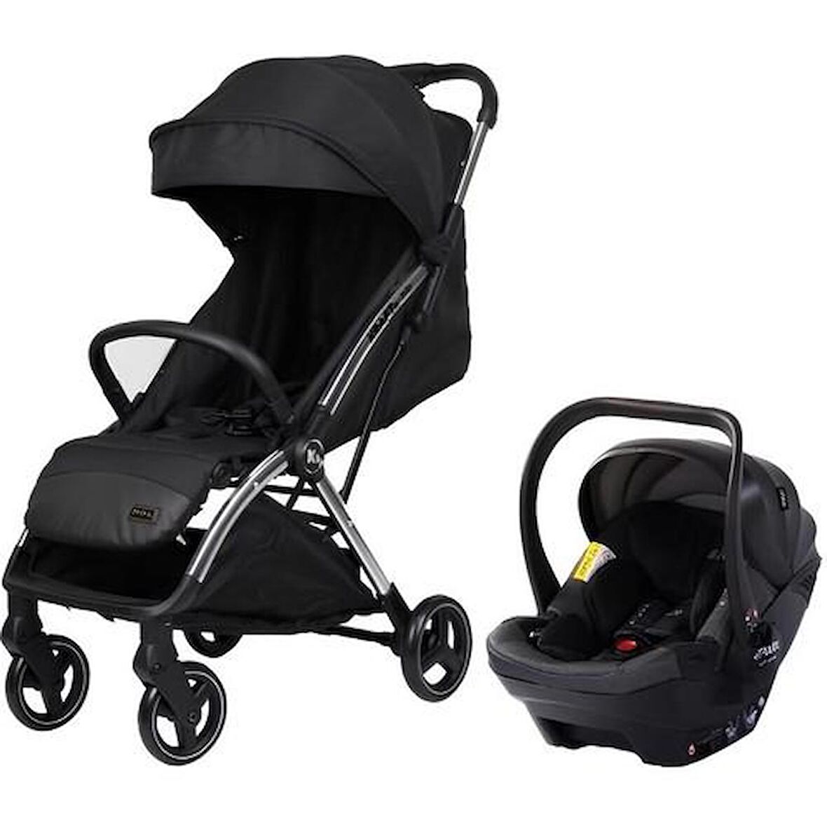 KRAFT TRİP TRAVEL SİSTEM BEBEK ARABASI /SILVER-BLACK