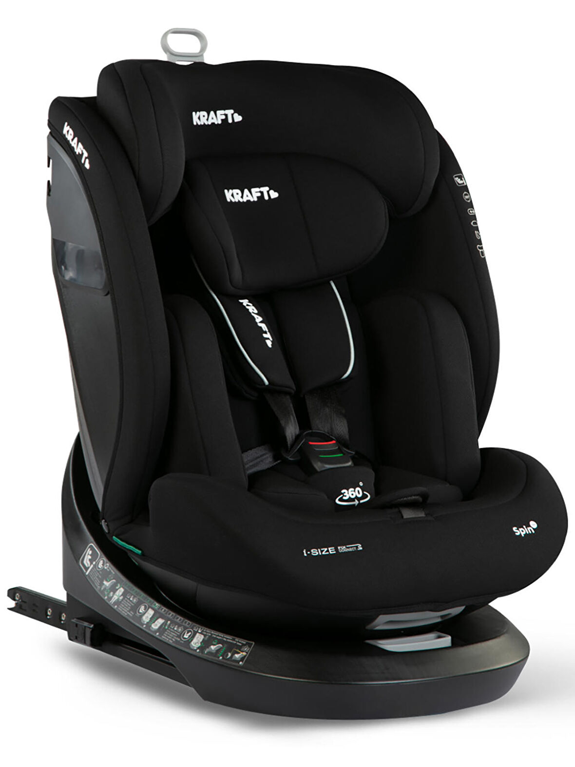 Kraft Spin I-Size Oto Koltuğu 0-36 Kg Siyah