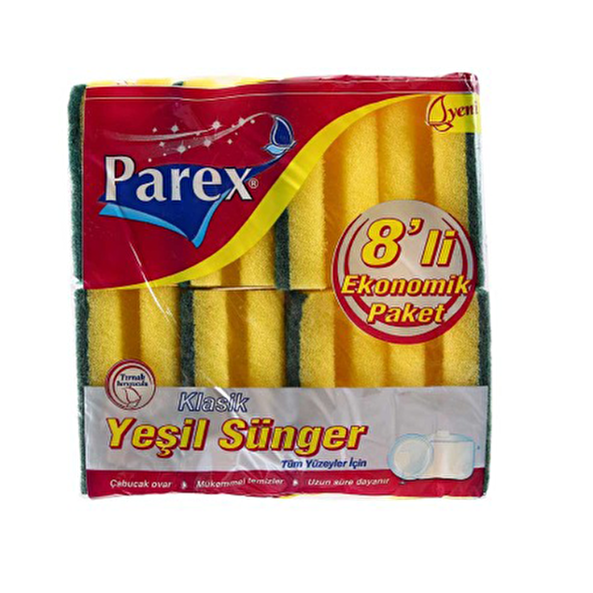 PAREX 8Lİ SÜNGER OLUKLU