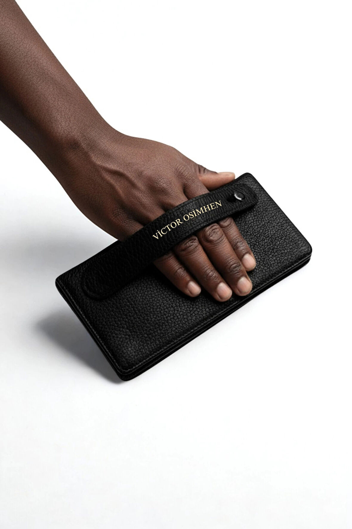 Telefon Bölmeli Cüzdan İsim Baskılı Mıknatıslı Ve El Bantlı Paraportföy