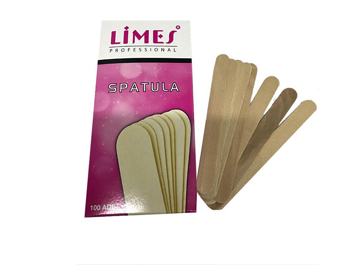 Limes Tahta Ağda Spatulası 100Lü