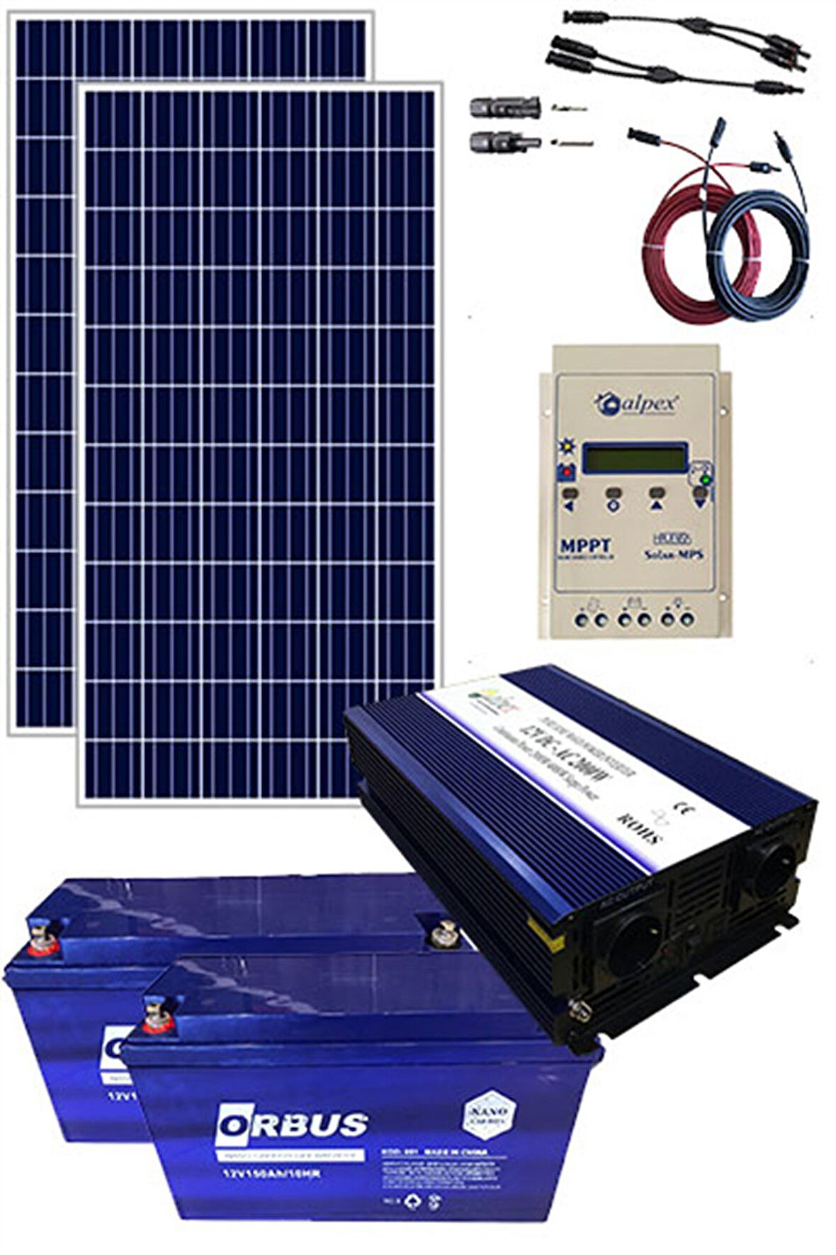 ALPEX HAZIR SOLAR PAKET BAĞ EVİ SP600