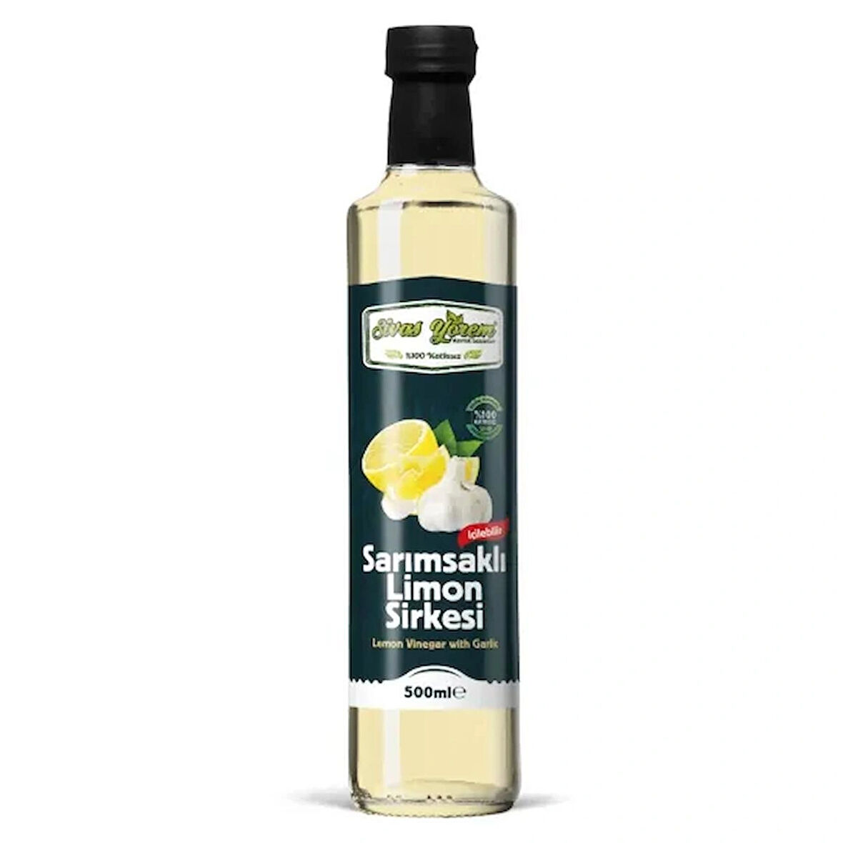 sarımsaklı limon sirkesi 500 ml