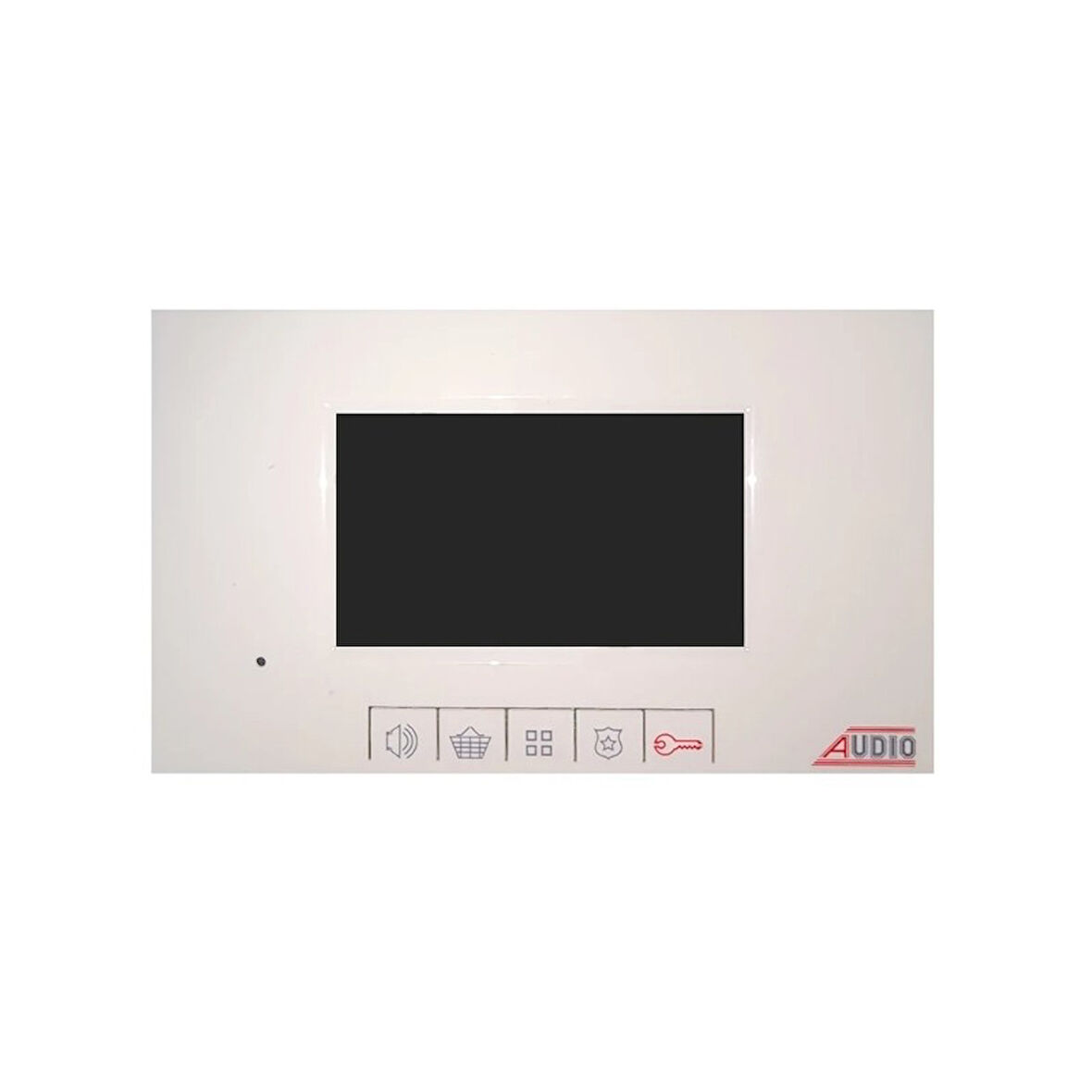 AUDIO Görüntülü Daire Şubesi Mekanik Butonlu Beyaz 4,3"