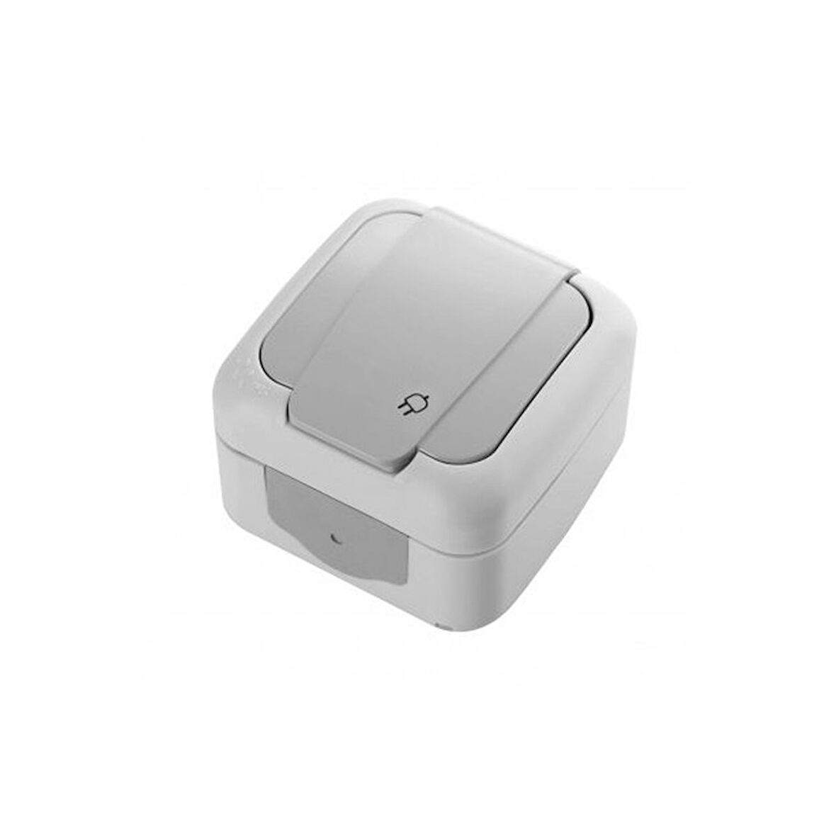 VİKO Palmiye Topraklı Priz Sıva Üstü