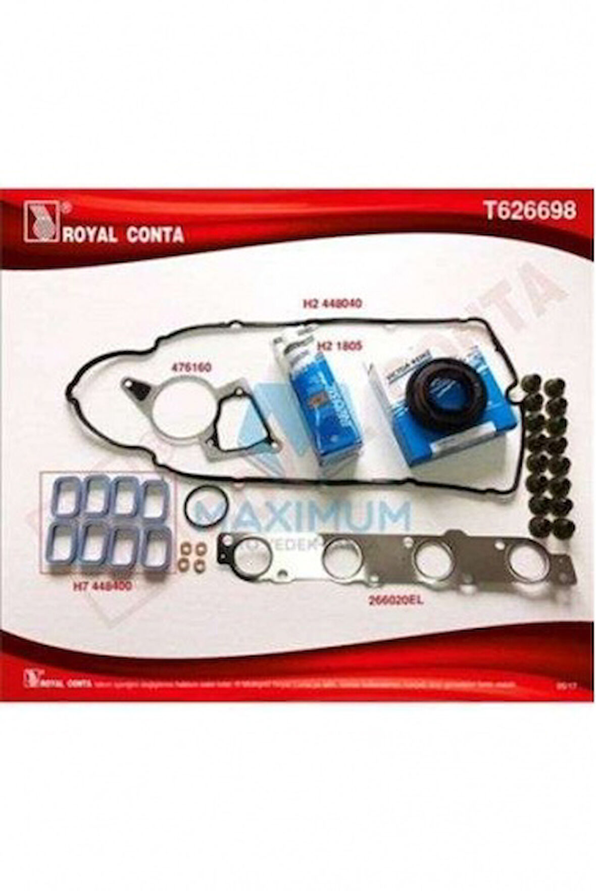 Fiat Ust Takım Conta S.k.c Harıc (reinz Keceli Subap Lastıklı) Boxer III Jumper III 06> 22dt Puma (2.2hdi - Royal T626698