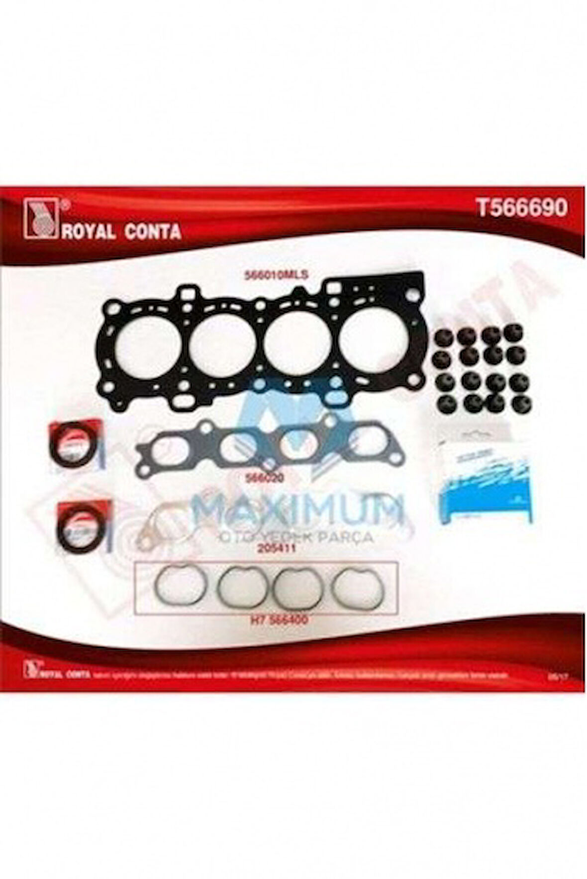 Ford Ust Takım Conta (corteco Keceli Subap Lastıklı Subap Kapak Contasız) S,k,c Dahıl Fiesta V 01>08 Fusı - Royal T566690