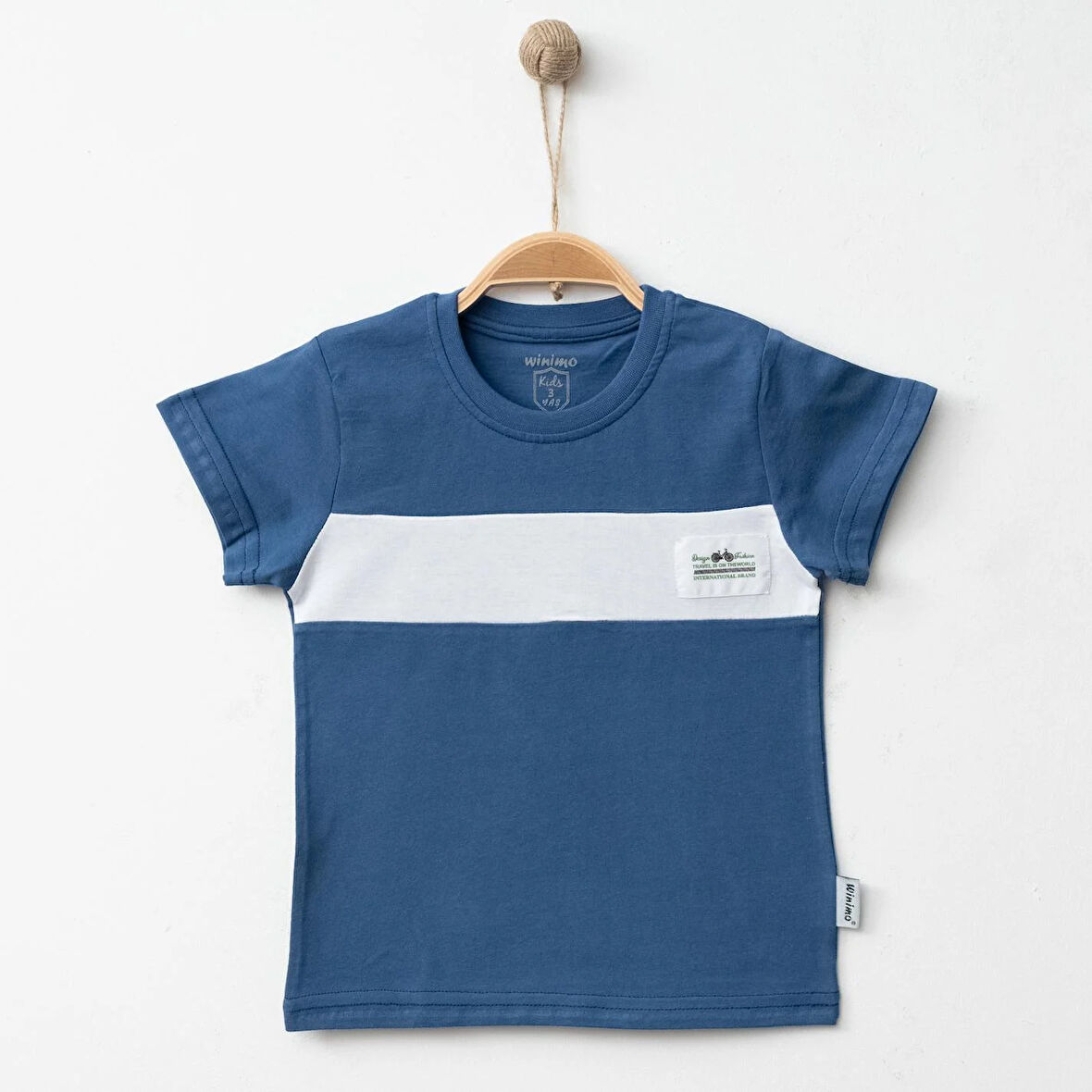 Winimo T-Shirt Armalı İndigo