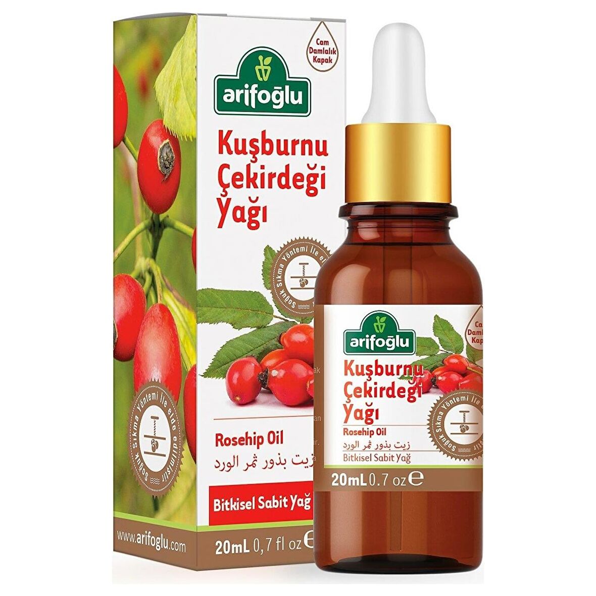 Arifoğlu Kuşburnu Çekirdeği Yağı 20ml