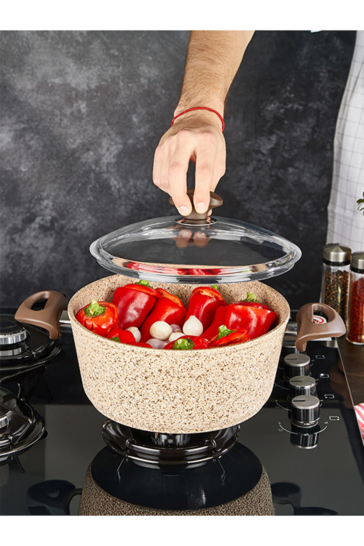 CREAMY 32 CM DERİN TENCERE