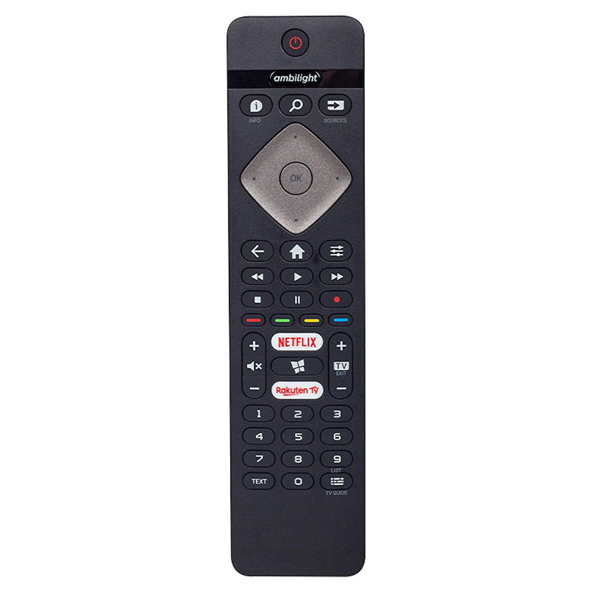 HUAYU KL PHILIPS AMBILIGHT NETFLIX-RAKUTEN TV TUŞLU 43PUS6504/62 LED TV KUMANDASI (44DEX34)