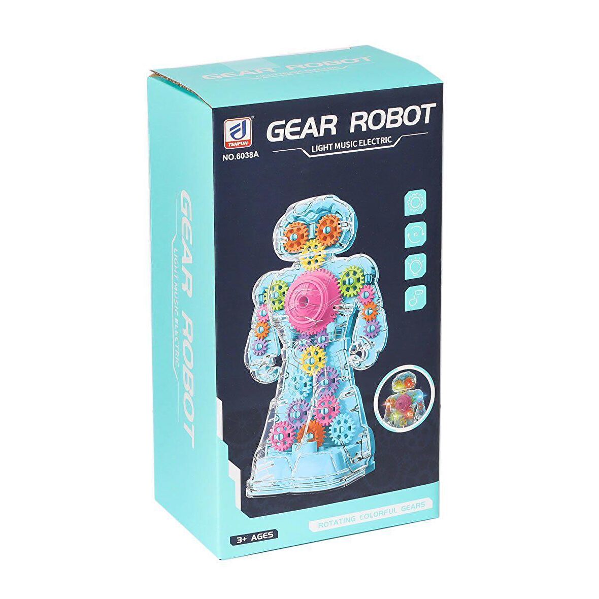 KZL-6038A Çarkları Dönen Robot -Kızılkaya FABBATOYS