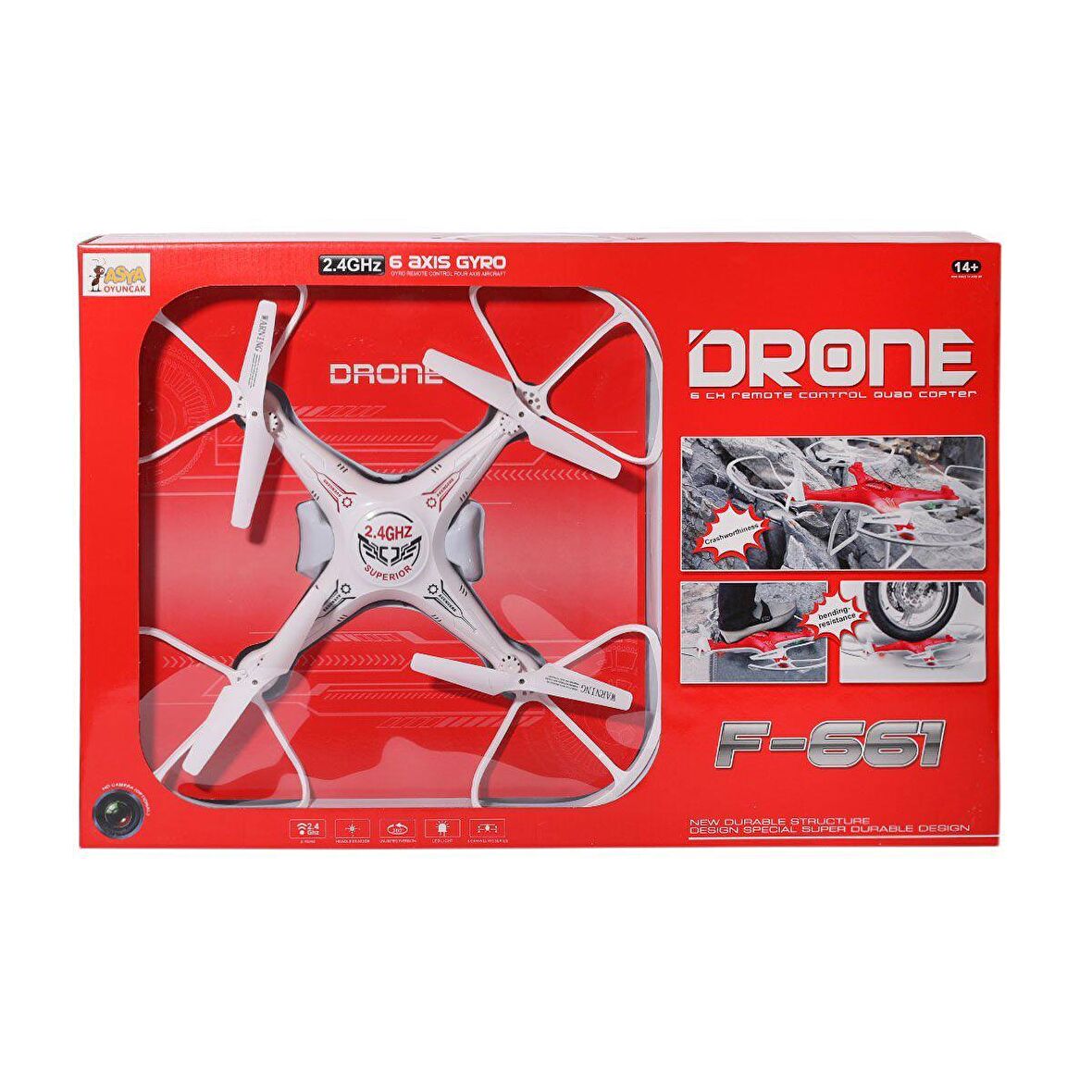 22571-F661 Kameralı Drone Quadcopter FABBATOYS