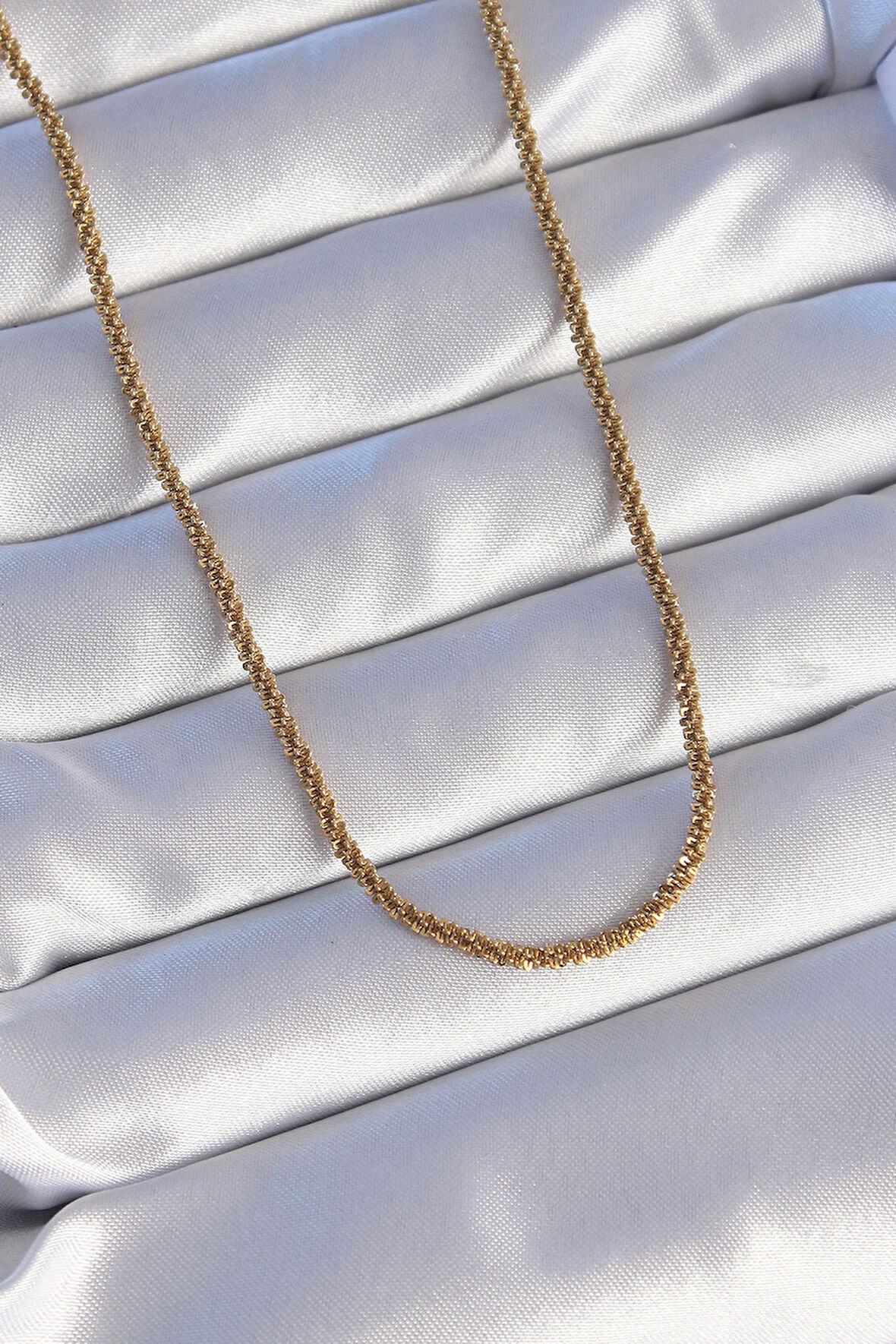 HediyeMarketim  Çelik Gold Renk Kolye