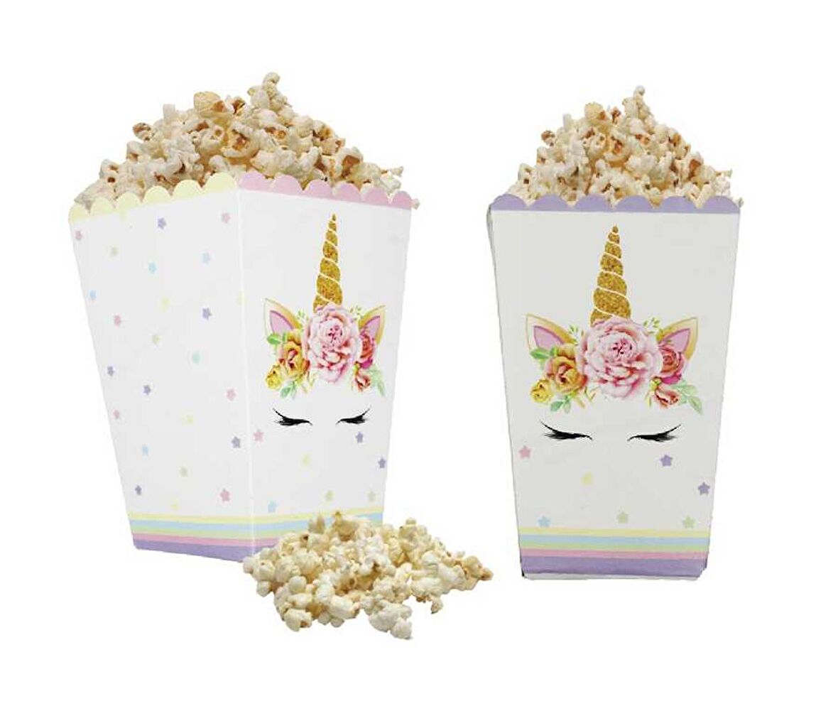 Unicorn Baskılı Mısır Kutusu