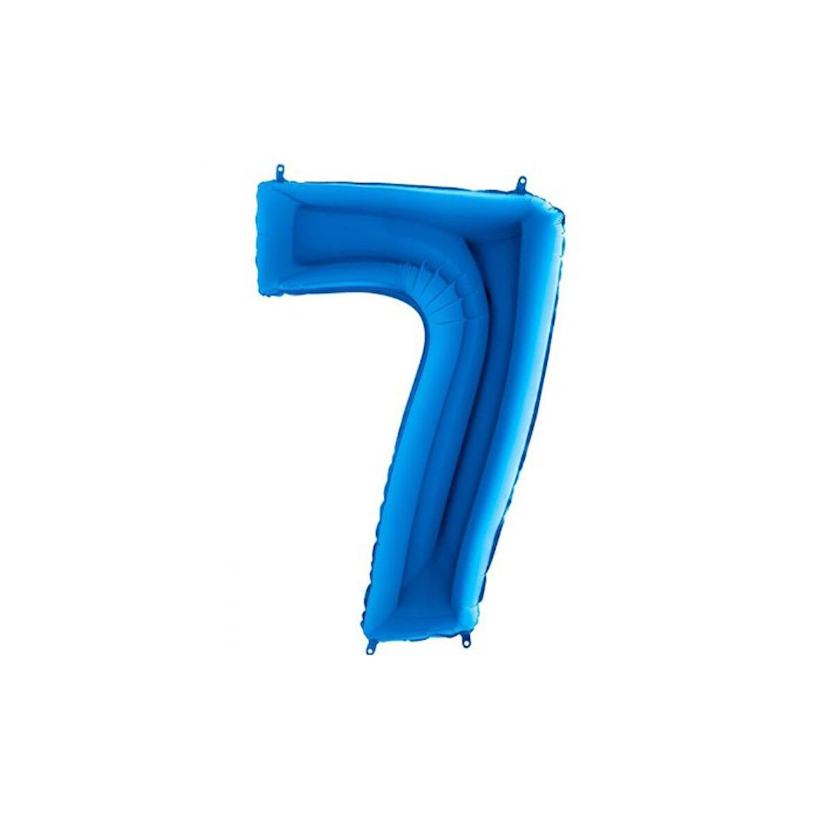 7 Rakam Mavi Folyo Balon 40 inç 100 cm