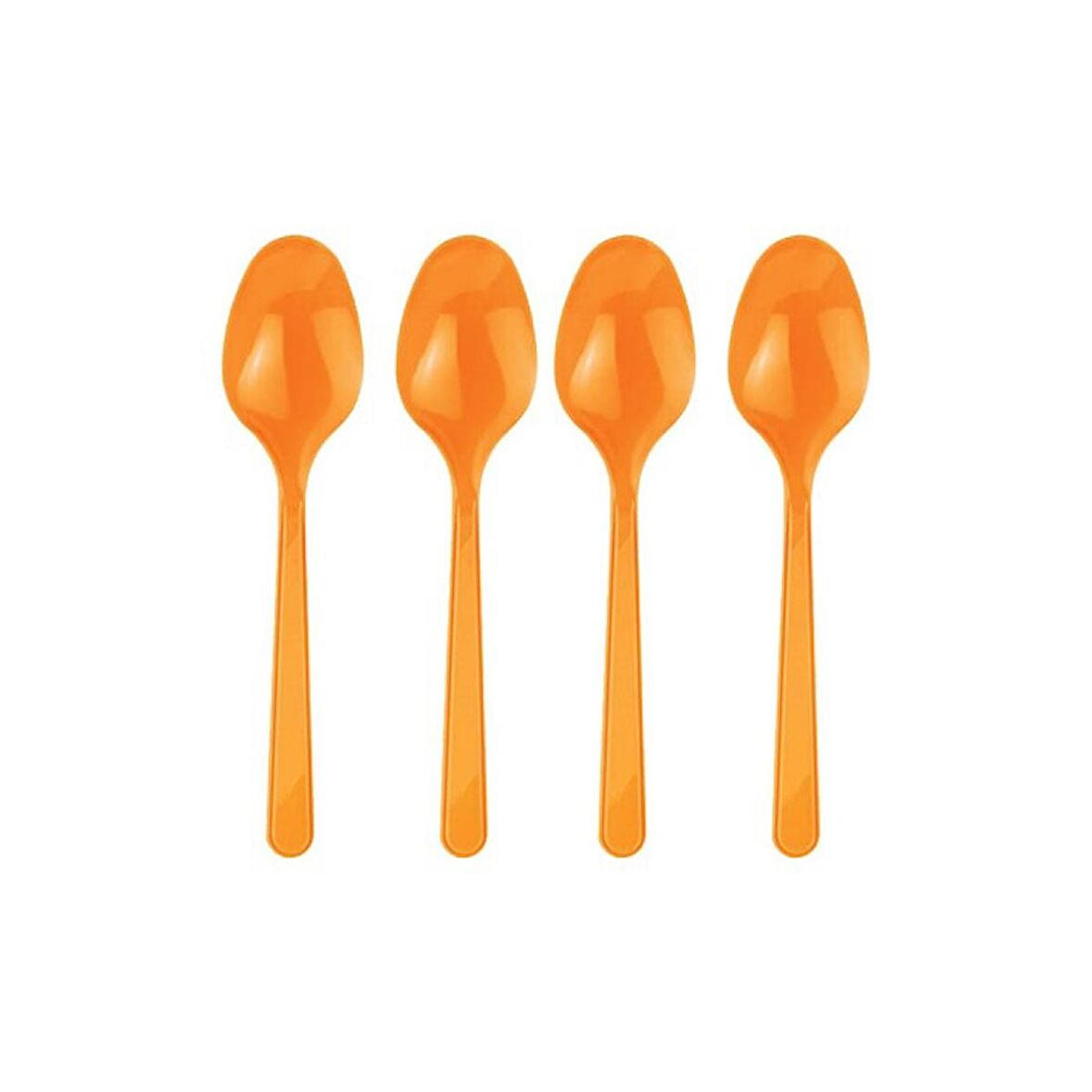 Turuncu Plastik Kaşık
