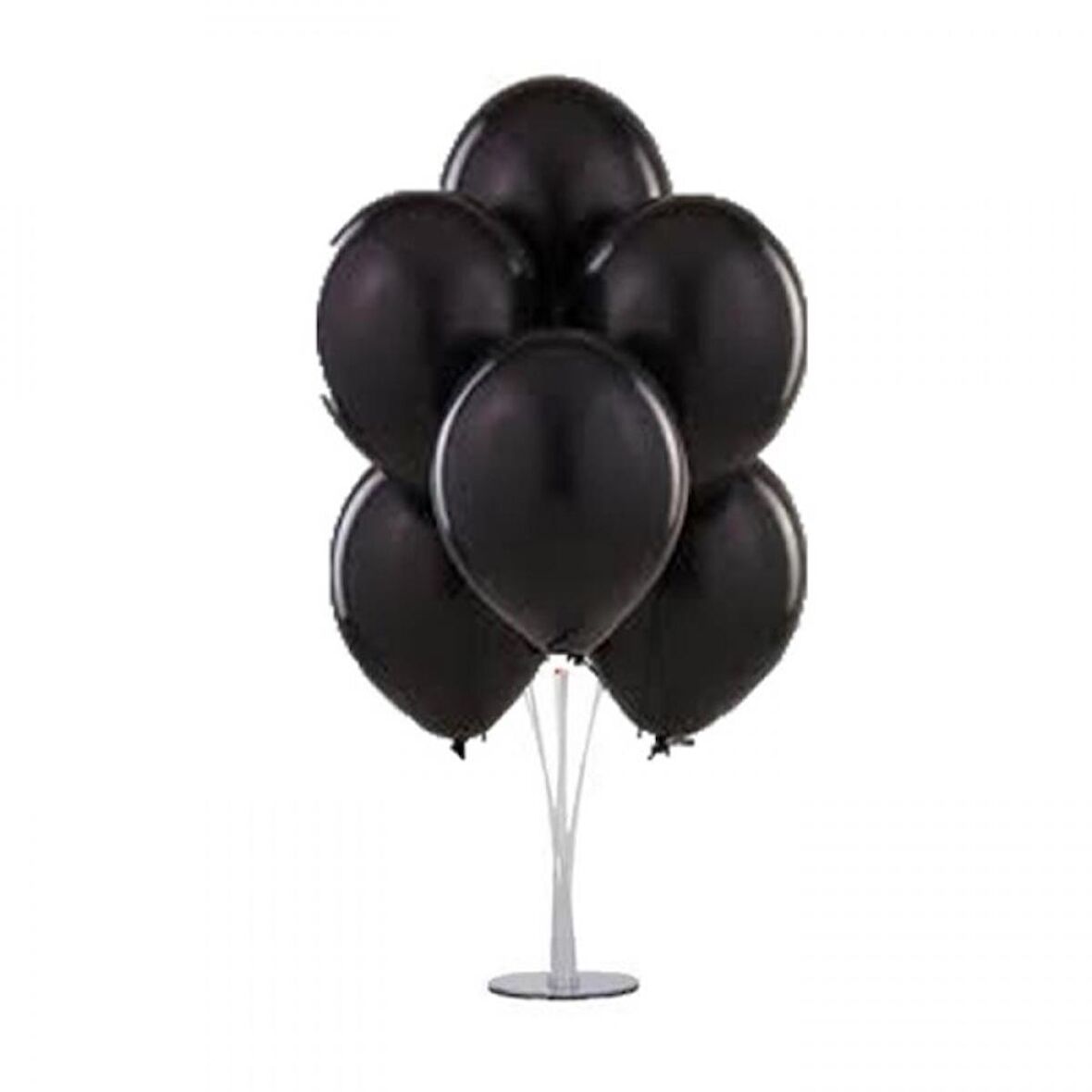 7 li Balon Demeti Siyah Balon