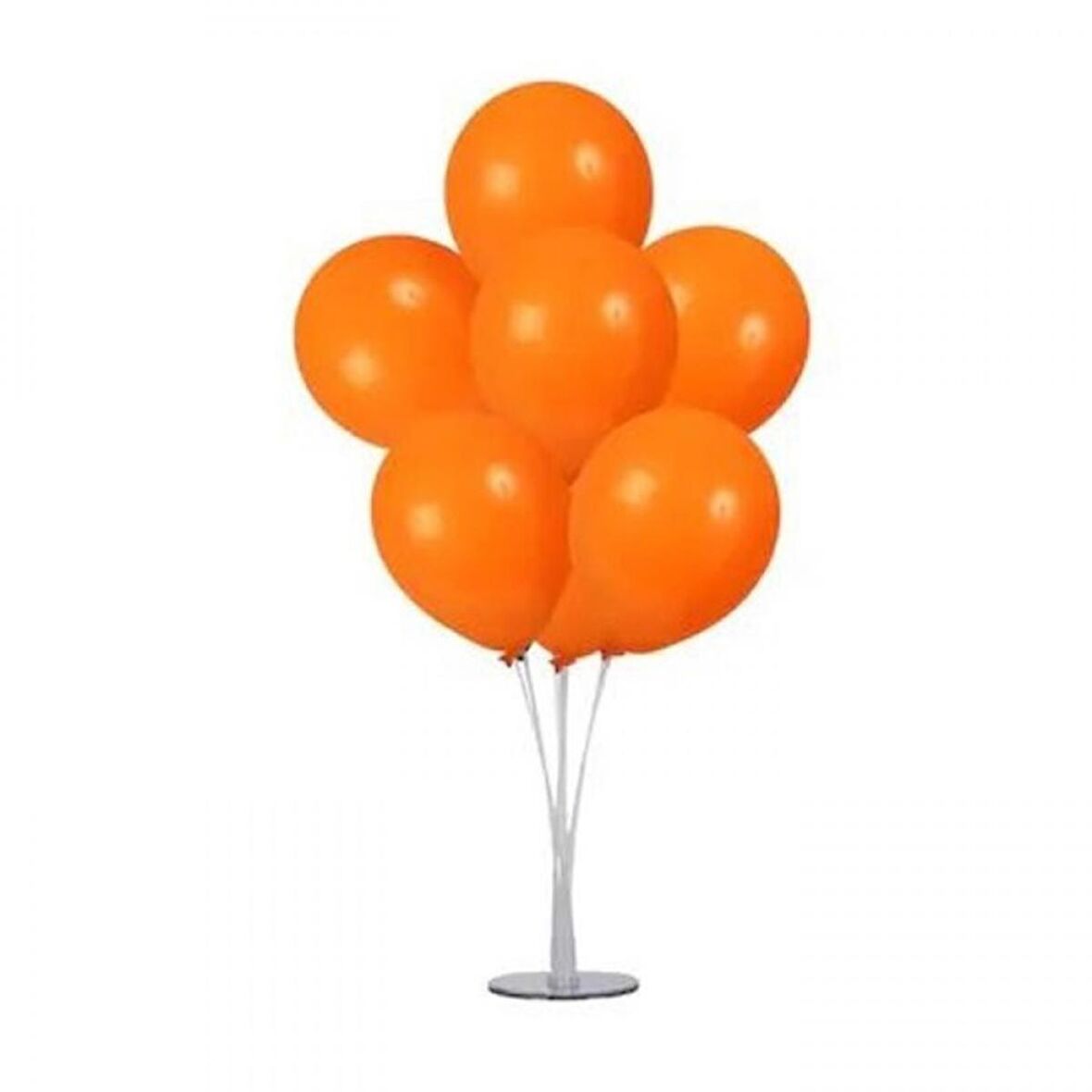 7 li Balon Demeti Turuncu Balon
