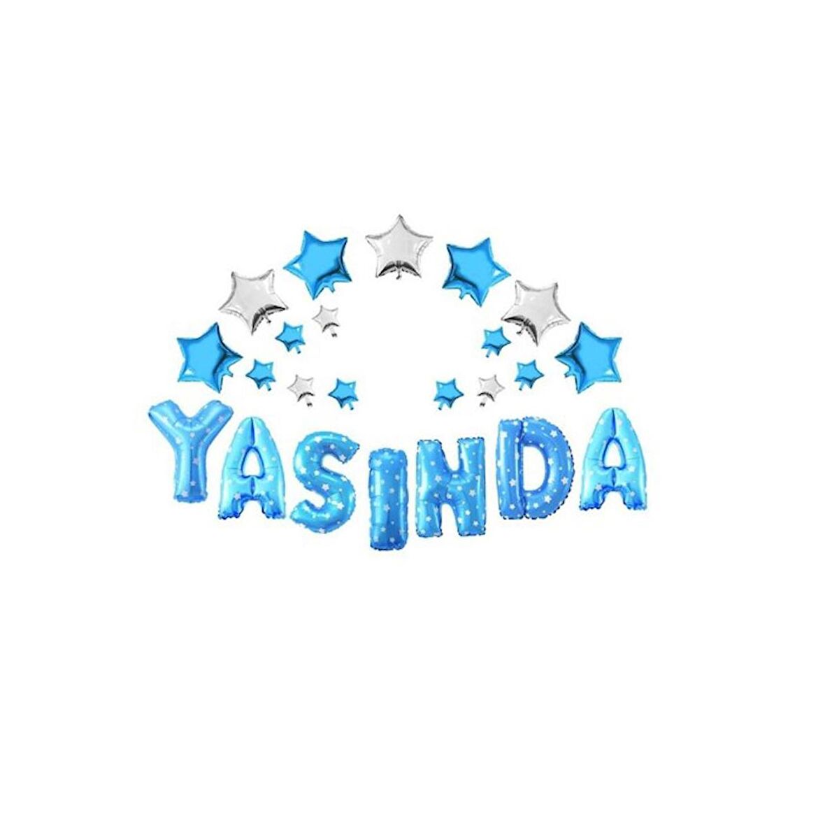 Mavi Yaşında Folyo Balon Seti