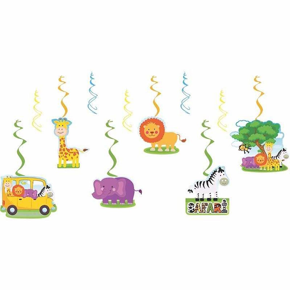 6 lı Tavan Süsü Safari