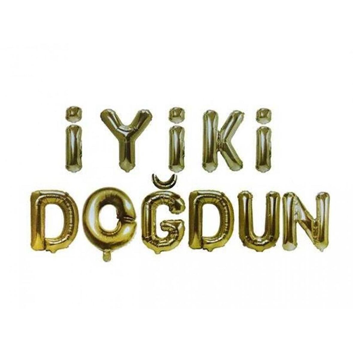 İyiki Doğdun Folyo Balon Gold