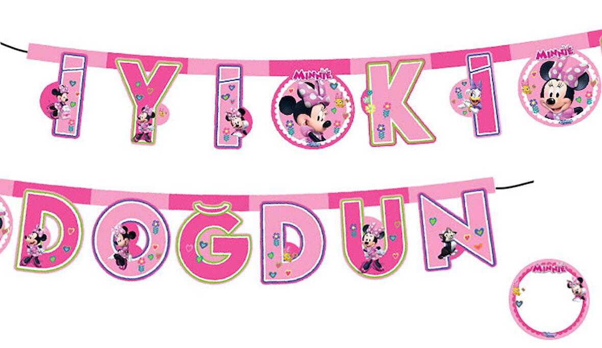 Minnie Mouse  İyi ki Doğdun Banner