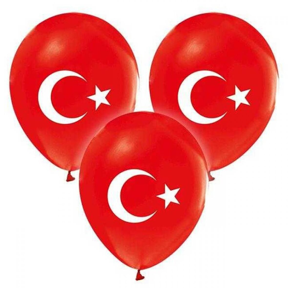 Ay Yıldız Baskılı Balon