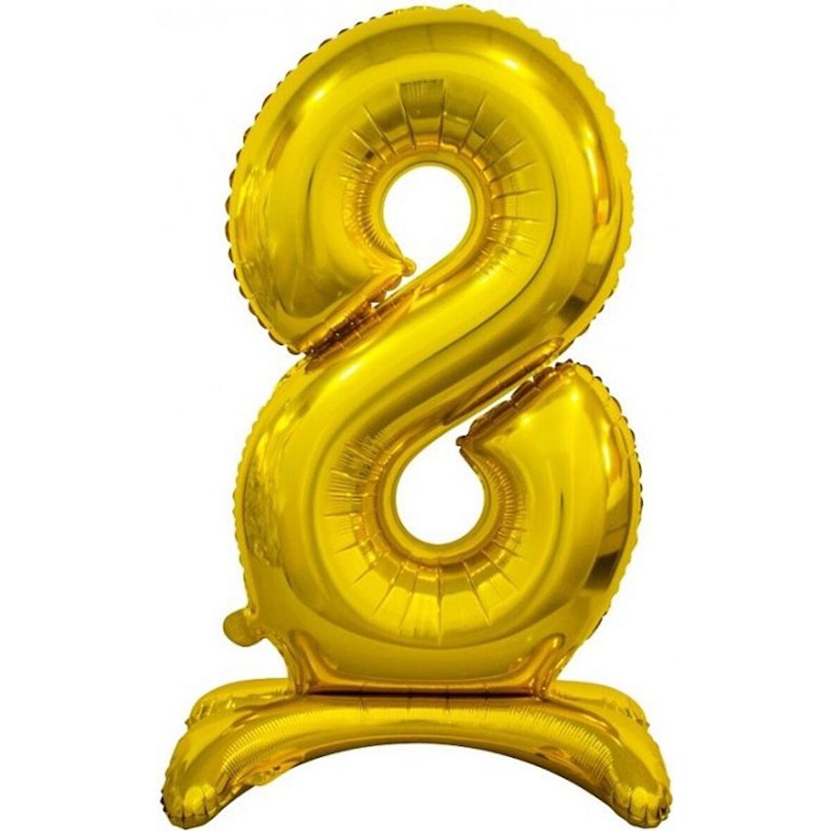 Ayakta Durabilen Gold 8 Rakam Folyo Balon
