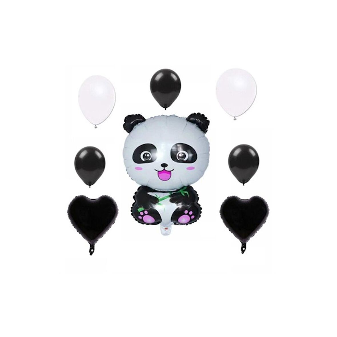 Panda Folyo Balon Seti