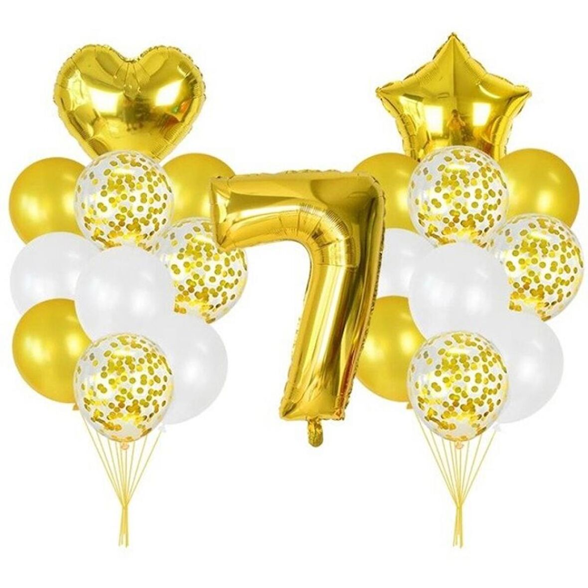 7 Yaş Gold Balon Seti