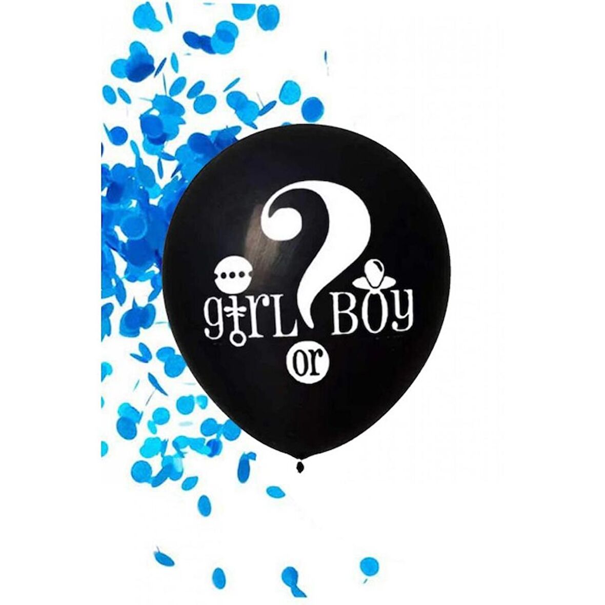 Cinsiyet Balonu Mavi 36 inç