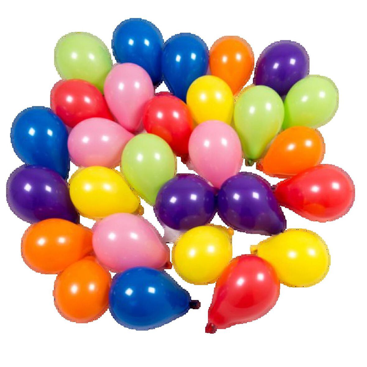 100 lü Balon Pastel Karışık Renkli 6 inc