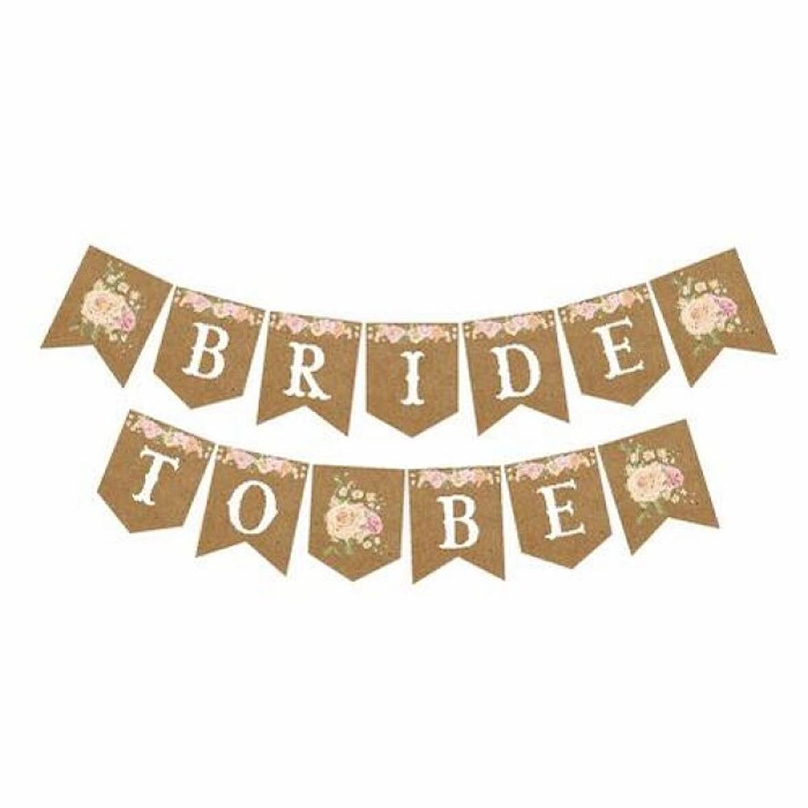 Bride To Be Banner Kraft