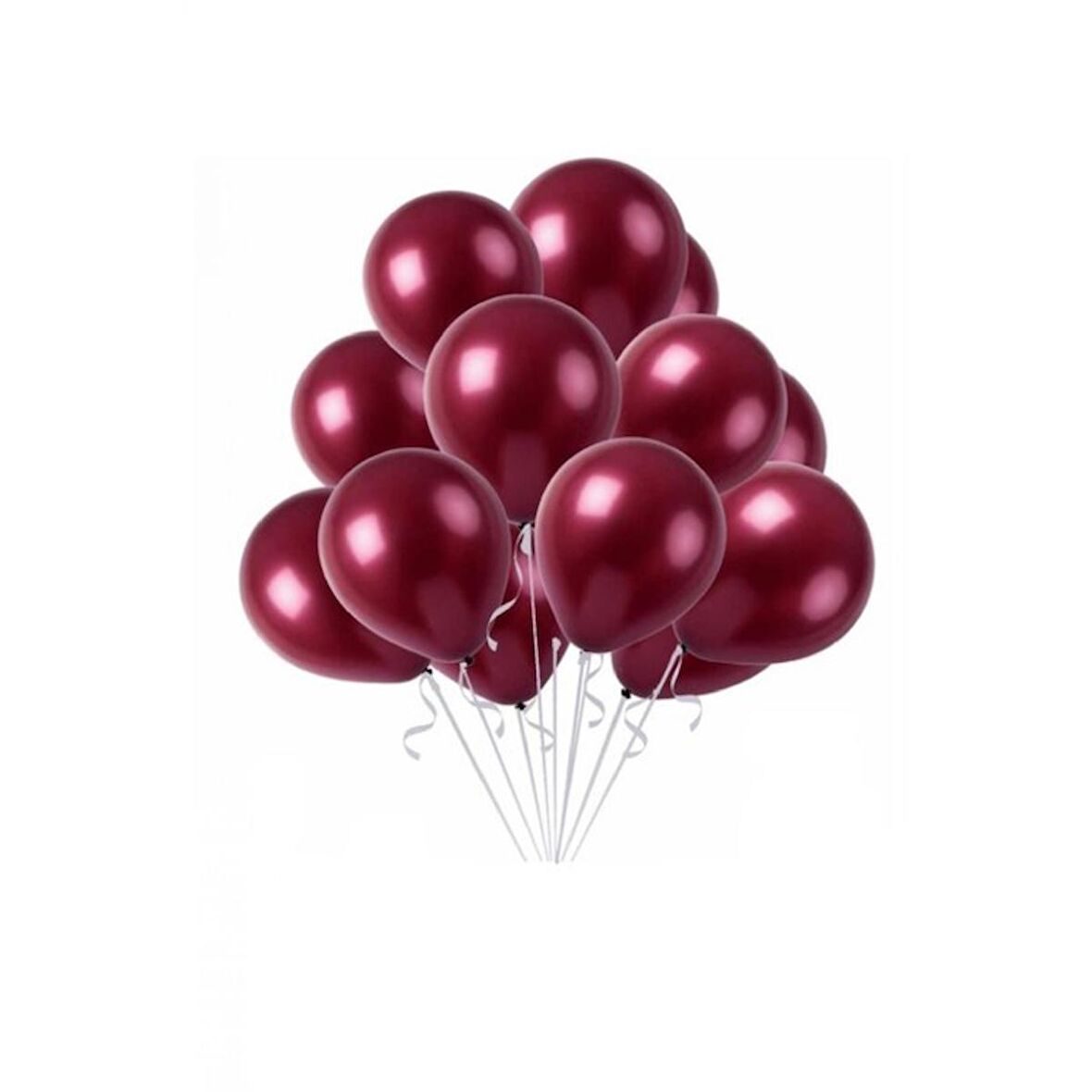 Metalik Bordo Balon 12 inc