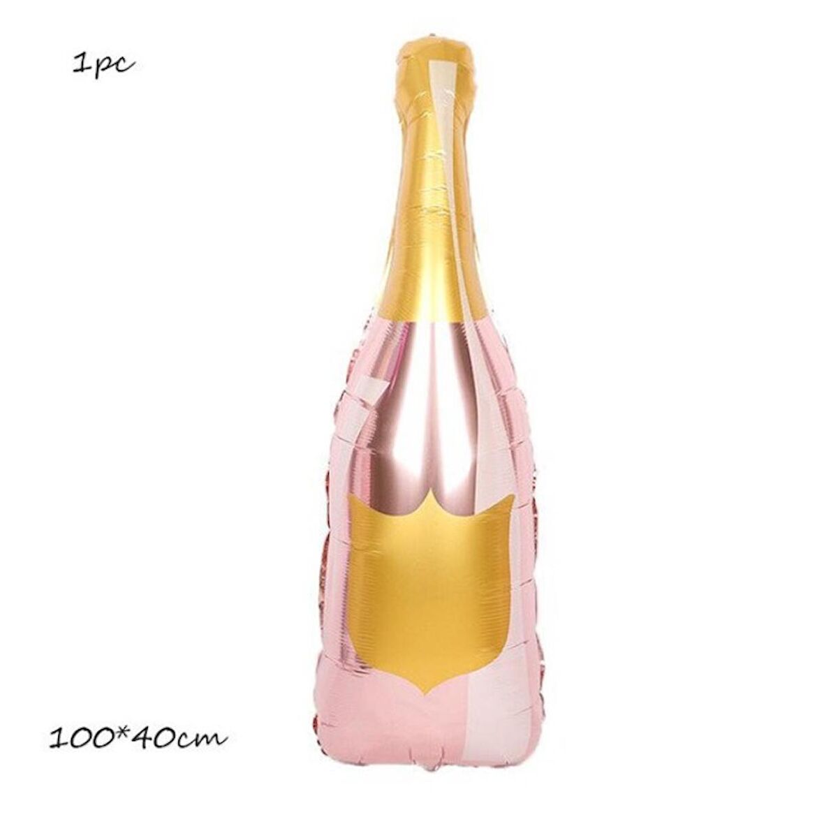 Rose Gold Yazı Yazılan Şişesi Folyo Balon 49-100 cm