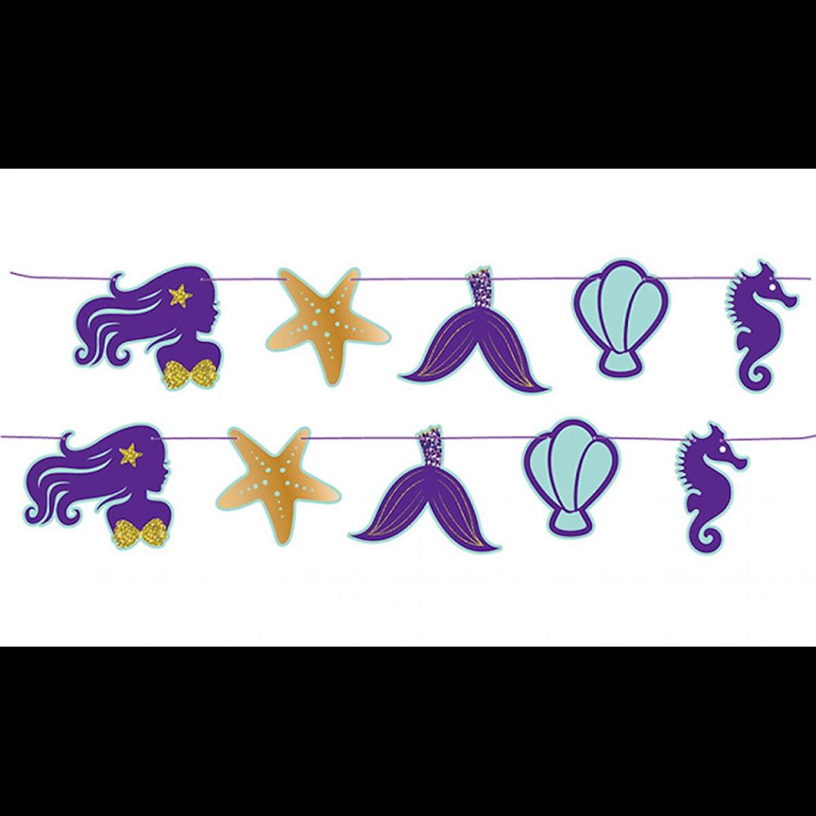 Deniz Kızı Pırıltılı Figür Süs