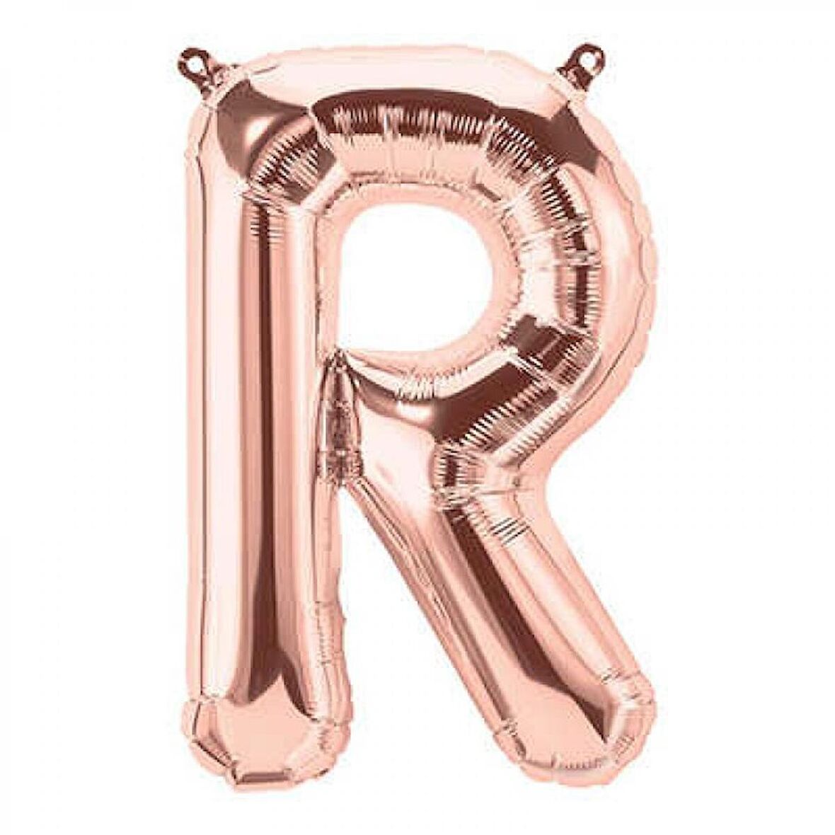 R Harfi Rose Gold Folyo Balon 34 inç 80 cm