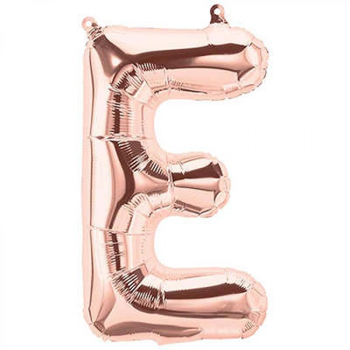 E Harfi Rose Gold Folyo Balon 34 inç 80 cm