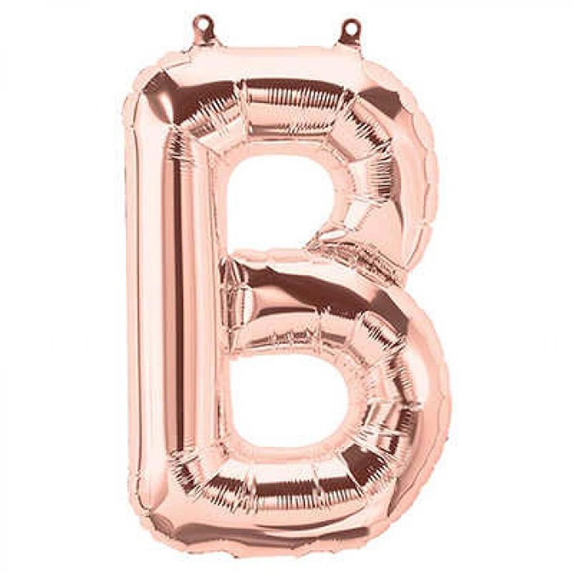 B Harfi Rose Gold Folyo Balon 34 inç 80 cm