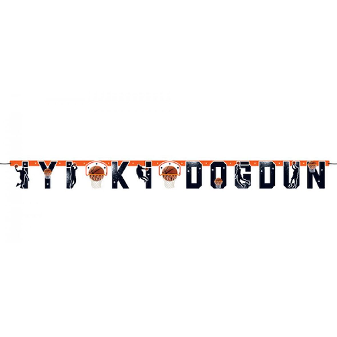 Basketbol İyi Ki Doğdun Uzar Yazı Banner
