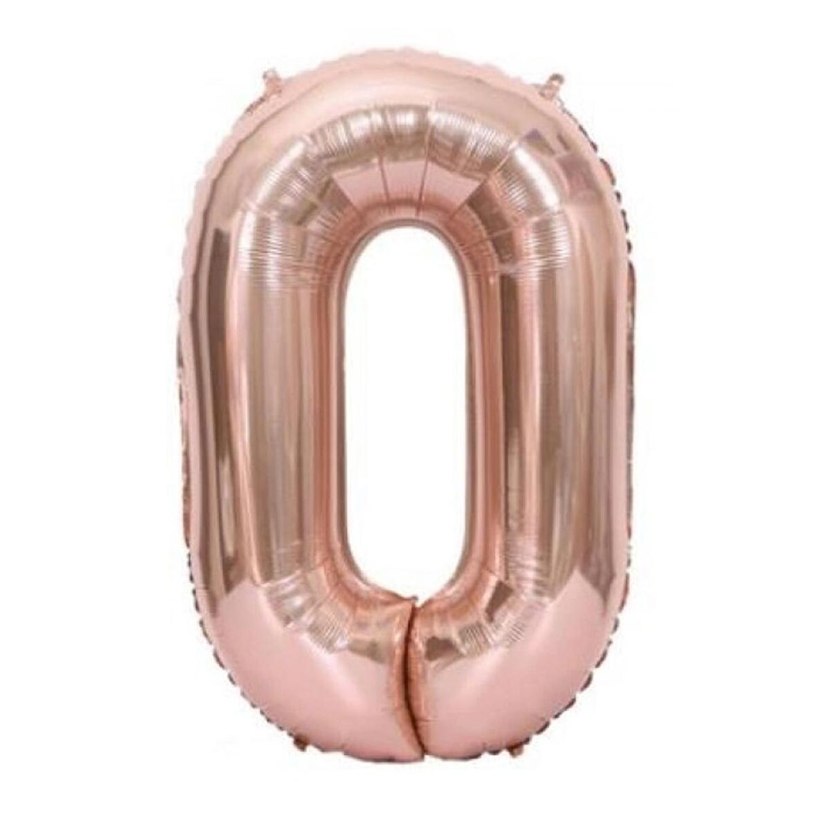 0 Rakam Rose Gold Folyo Balon 40 inç 100 cm
